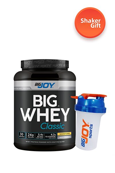 Bigjoy بيجوي بروتين مصل اللبن الكلاسيكي بنكهة الموز 990 جرام 30 حصة