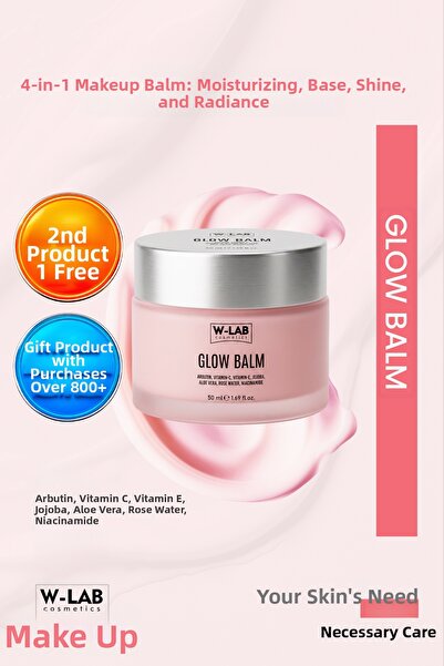 W-Lab Cosmetics 4 Effect Makeup Balm Moisture, Base, Shine and Radiance Glow ...