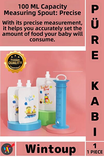 Wintoup # Pürekabı Practical Hygienic Supplementary Food Preparation Baby Pur...