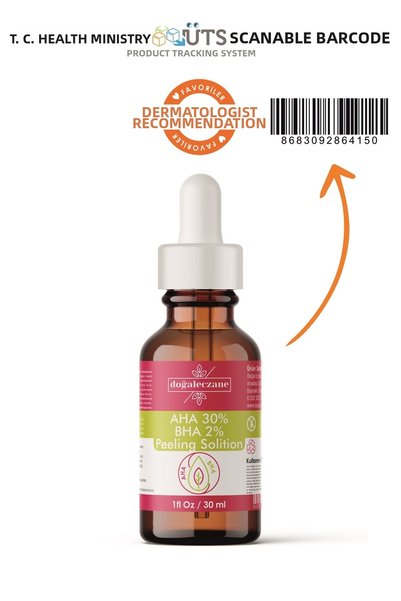 Doğal Eczane Anti-Blackhead Aha 30% + Bha 2% + Panthenol 3% Peeling Skin Serum 30 ml