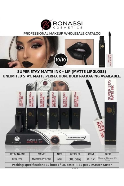 ORİON GLOBAL Ronassı Super Stay Matte Ink Liquid Lipstick