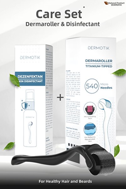 Dermotik مجموعة ديرمارولر مكونة من 540 إبرة برأس من التيتانيوم مقاس 0.75 ملم ...