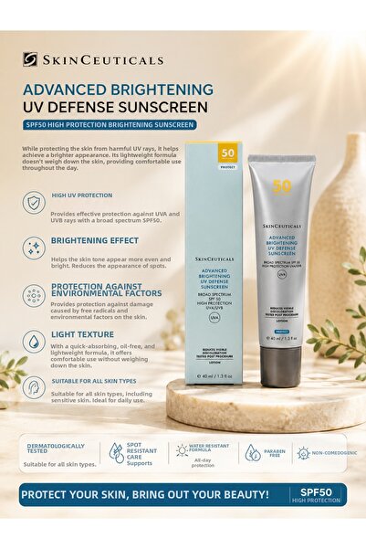 SkinCeuticals Advanced Brightening Spf50 Sunscreen 30ml - Anti-Blemish High P...