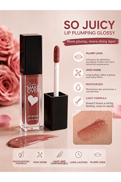 New Well Newwell Studio Makeover Juicy & Shiny Lip Gloss |   Shiny Lip Gloss