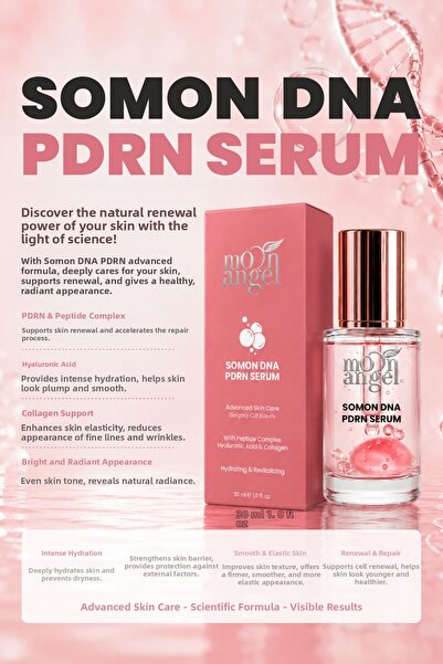MOON ANGEL Dual Phase Essence Serum Containing Pdrn That Helps Rejuvenate the...
