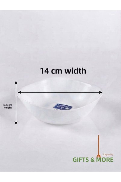 Luminarc Cam Carine White 6-Piece Multipurpose Bowl -14 cm