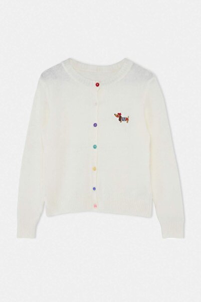 Trendyol Collection Ecru Knitwear Cardigan Twoaw26Hi00274