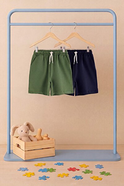 TRENDYOLKIDS 2-Pack Boys' Shorts
