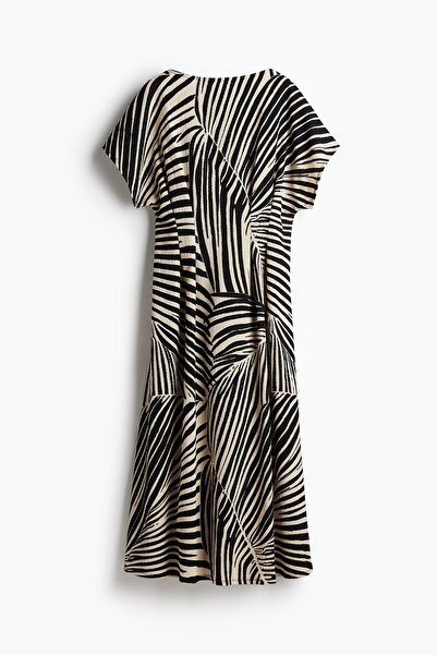 H&M Beli Belirgin Maksi Elbise