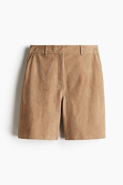 H&M Süet Bermuda Şort