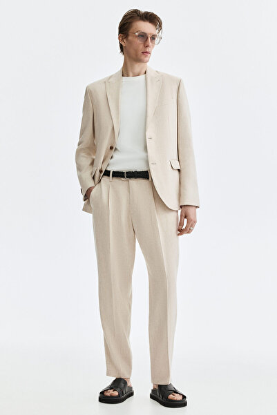 H&M Keten Karışımlı Şık Pantolon Regular Fit