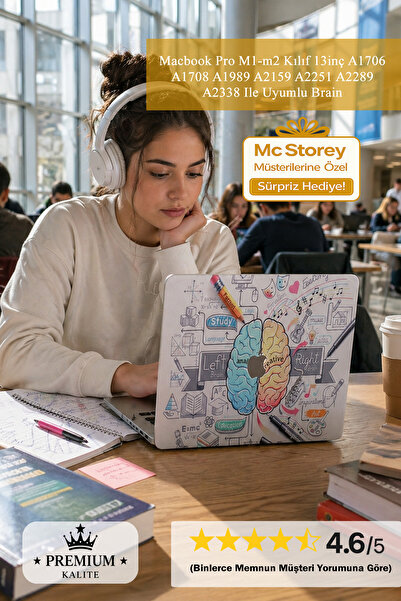 Mcstorey Macbook Pro M1-m2 Kılıf 13inç A1706 A1708 A1989 A2159 A2251 A2289 A2...
