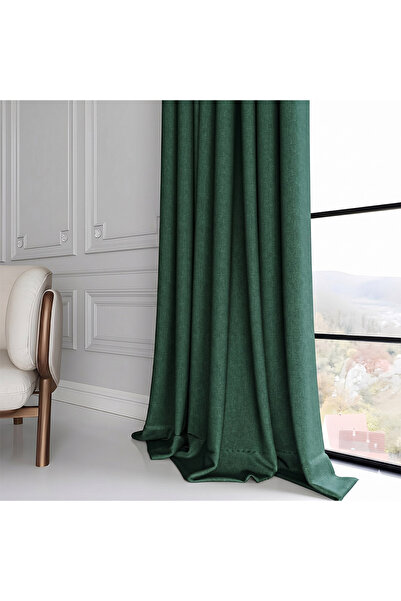 MebelPort Curtain Λινό Κουρτίνα με φόντο (κατάλληλη για ρουστίκ και κορνίζες)...