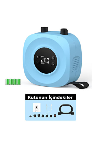 SavaBoards D18 Pro Kablosuz Şarjlı SUP Pompası | Küçük ve Taşınabilir | Tek Ş...