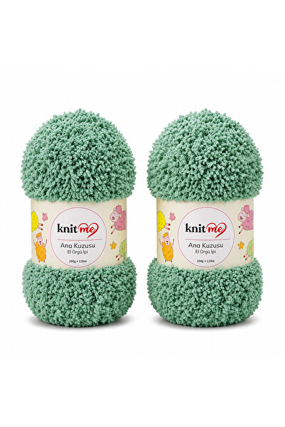 knitme خروف الأم 100 جرام 2 عبوة من خيوط الحياكة اليدوية 752