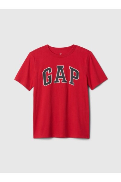 GAP Kids UNISEX GENÇ V-BASS LOGO TEE TİŞÖRT