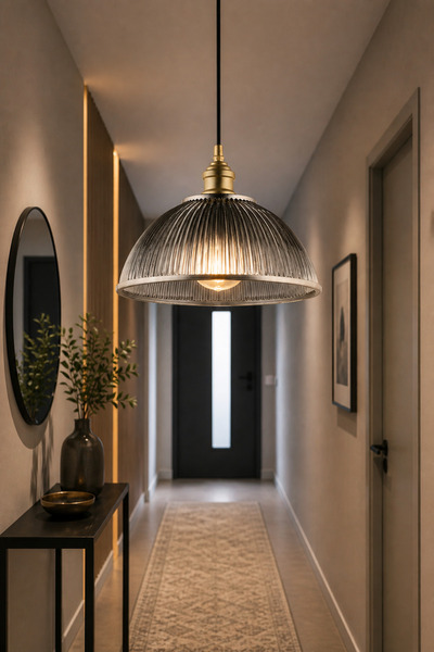 ANGDESİGN VENÜS Tekli Avize FÜME •• Sarkıt Avize Modern Tarz Salon Mutfak Ant...