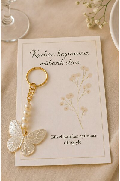 Emtory Home Bayram Hediyesi - 10 Adet Kelebek Anahtarlık - Kurban Bayramı Hed...