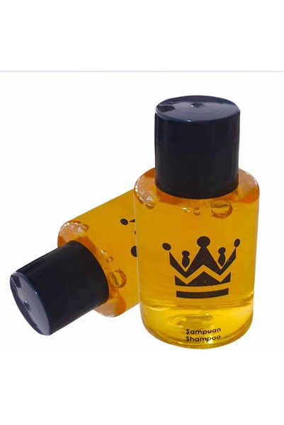 PRİVATE 100 Pieces Standard Hotel Type Mini Shower Shampoo 30 ml Cylinder Bottle Disposable Use