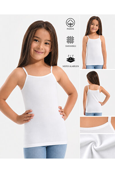 Generic Brand 4010-a Girl's Ribbed Tank Top