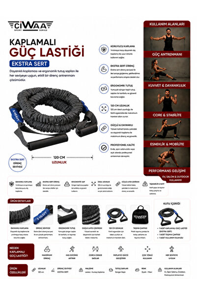 CIWAA Cwa-2338 Power Tube Direnç Lastiği X-Sert L4