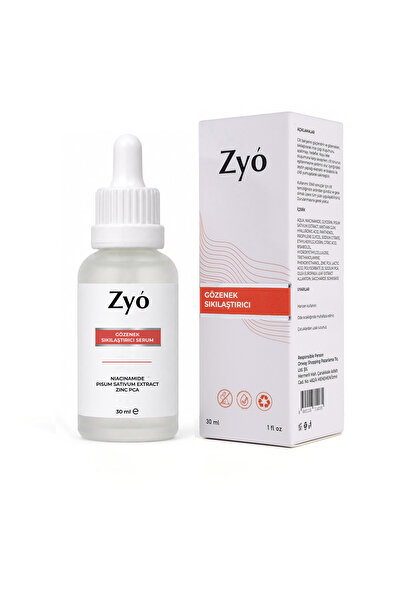 Zyo Niacinamide Serum %6 + Zinc PCA Gözenek Sıkılaştırıcı ve Siyah Nokta Karşıtı Niasinamid Serum 30 ml
