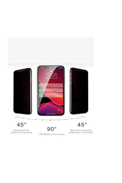 MEKTEK واقي شاشة زجاجي متوافق مع هاتف iphone 11 PROMAX، زجاج كامل التغطية مضا...