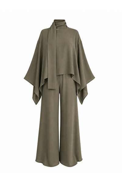 Serpirella Butik Set asimetric cu pelerină