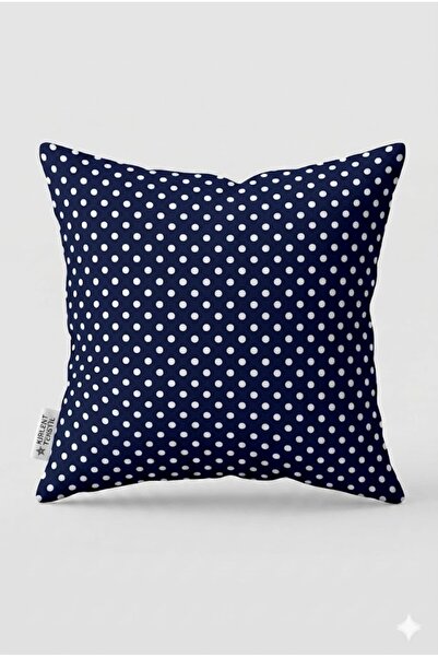 KIRLENT TEKSTİL Marin Serisi Puanlı Dekoratif Kırlent Kılıfı 30×50 cm