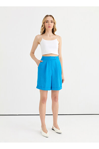 Selen Mavi Kadın Şort 26YSL5596