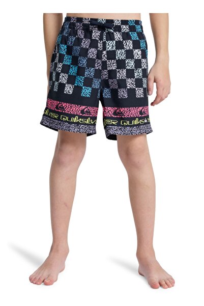 Quiksilver Çok Renkli Erkek Çocuk Desenli Şort Mayo EQBJV03540-EVD PRINTED
