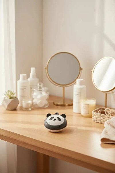 Miniso We Bare Bears Lisanslı Masaj Etkili Saç Fırçası - Panda Figürlü Kompak...