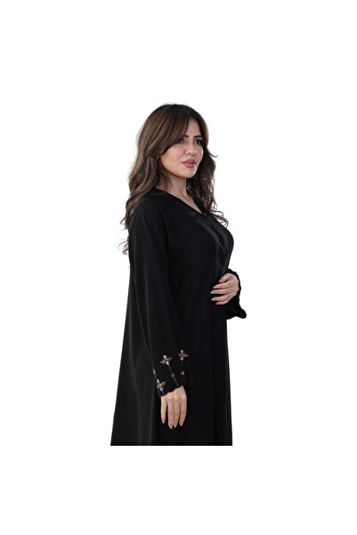 Lamir عباية نواعم الكوري ، تطريز يدوي ملون أنيق