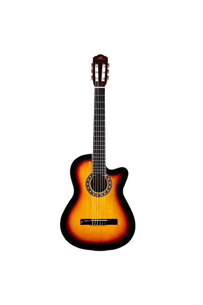 Barcelona LC 3900 CSB / Cutaway Klasik Gitar - Sunburst Renk
