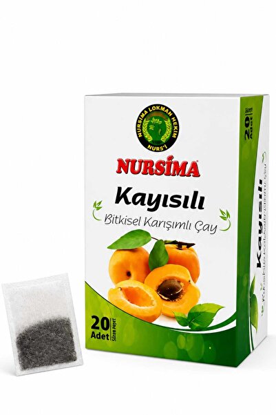 Nursima Kayısılı Bitkisel Karışımlı Çay 20 'li Süzen Poşet