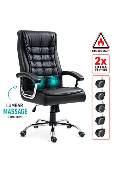 Kdhome Scaun Birou Directorial Masaj Ergonomic KD Home Director's Choice 2023...