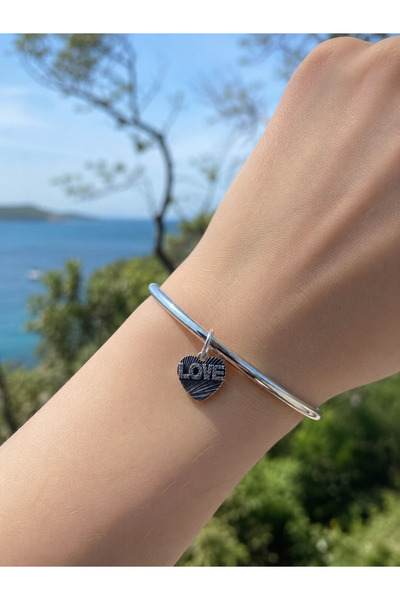 My Story İşleme Yapılabilir Kalp Etiket Sallantılı Charm