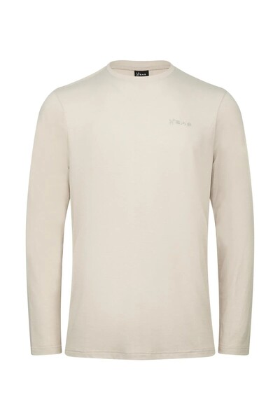 2AS Vernon Men's Long Sleeve Viloft T-Shirt Beige