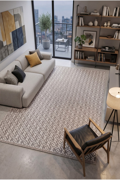Valery Home Arya Vl Çift Taraflı , katlanabilir , yıkanabilir , yüksek Kalite Pamuk Salon , oturma Odası , balko