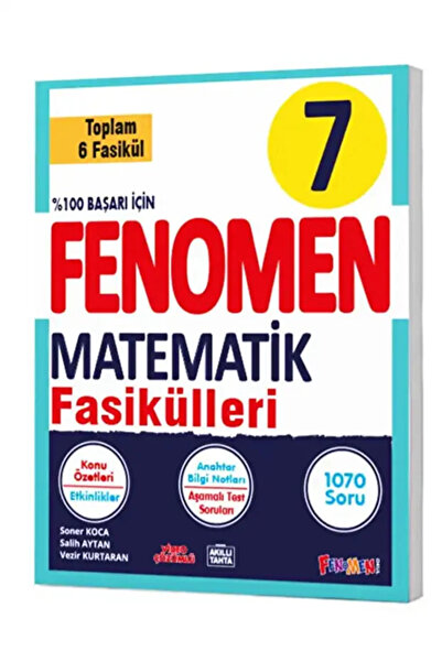 Fenomen Yayıncılık Fenomen 7. Sınıf Matematik Fasikül Seti
