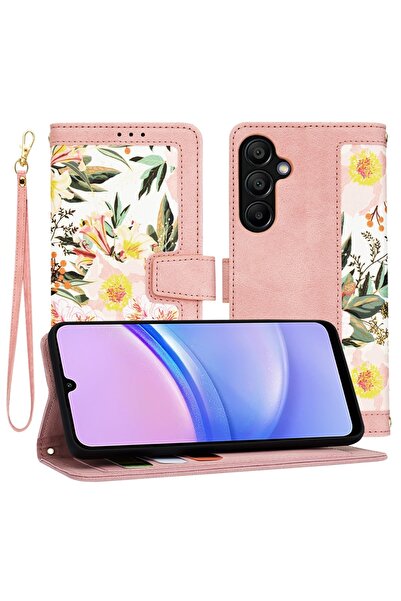 Techsuit Калъф за Samsung Galaxy A15 4G / A15 5G - FlipCraft - Нежно розов