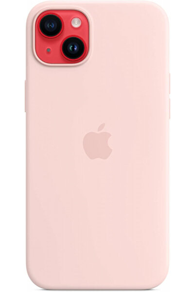 Apple Carcasă din silicon pentru iPhone 14 Plus cu MagSafe, roz cretă