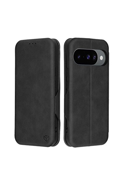 Techsuit Husă pentru Google Pixel 10 / 10 Pro - Portofel Sigur Plus - Negru