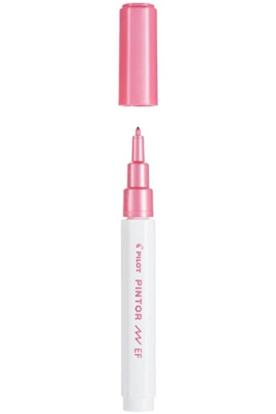 Pilot Marker cu vopsea metalică, vârf rotund EF 0.7 mm, roz