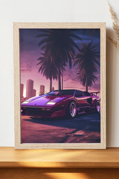 Luna Marissa Αφίσα Ferrari - Αφίσα αυτοκινήτου από γυαλιστερό χαρτί χωρίς πλα...