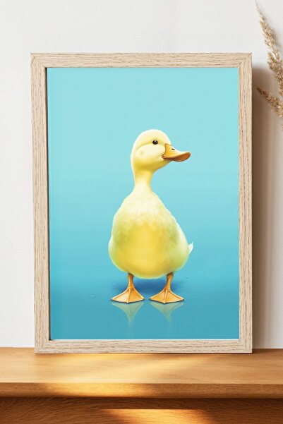 Luna Marissa Αφίσα Minimal Duck - Αφίσα ψηφιακής τέχνης από γυαλιστερό χαρτί ...