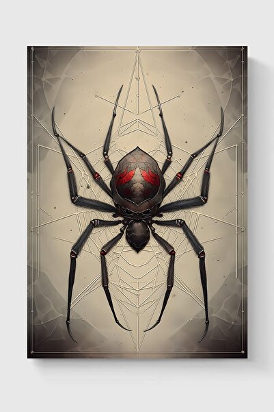 Luna Marissa Αφίσα Geometry Art Spider Αφίσα τοίχου χωρίς πλαίσιο