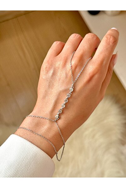 YOUES JEWELRY ÇELİK ŞAHMERAN SİLVER KADIN ŞAHMERAN BİLEKLİK