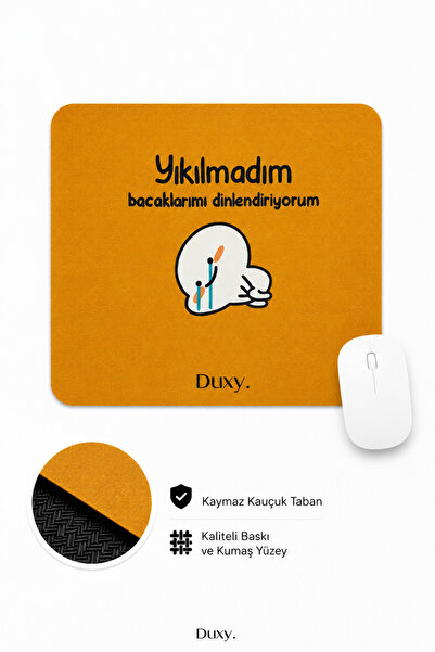 Duxy Mouse pad cu model amuzant, 23x19 cm, bază anti-alunecare, confortabil ș...