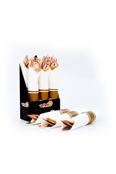 Sunny Your Bright choice طقم أدوات مائدة بلاستيكية فاخرة من ساني - 18 قطعة مع...